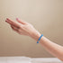 Azul | .925 Sterling Silver | Firefly Glass Evil Eye Bracelet